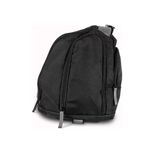 Garmin ECHOMAP UHD2 55cv ice fishing bundle left side of bag