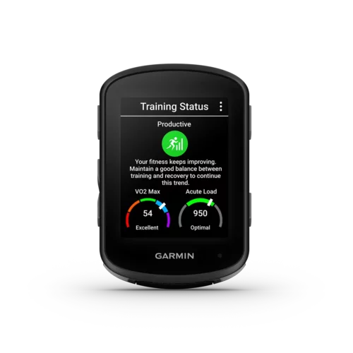 Garmin Edge 540 training status screen