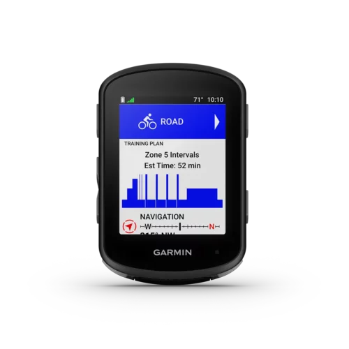 Garmin Edge 540 training plan screen