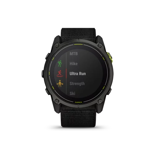 Garmin Enduro 3 activity list