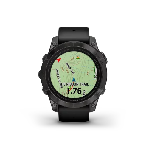 Garmin epix PRO Gen 2 47mm Sapphire in black overlay