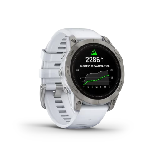 Garmin epix PRO Gen 2 47mm Sapphire in titanium elevation gain