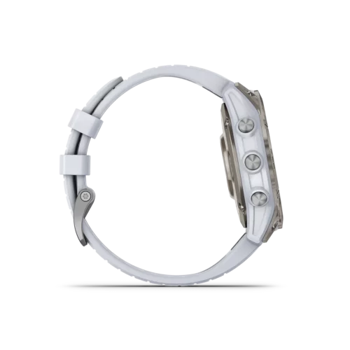 Garmin epix PRO Gen 2 47mm Sapphire in titanium right side with buttons