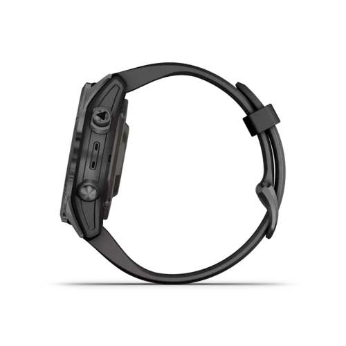 Garmin epix PRO Gen 2 Sapphire in black left side with buttons