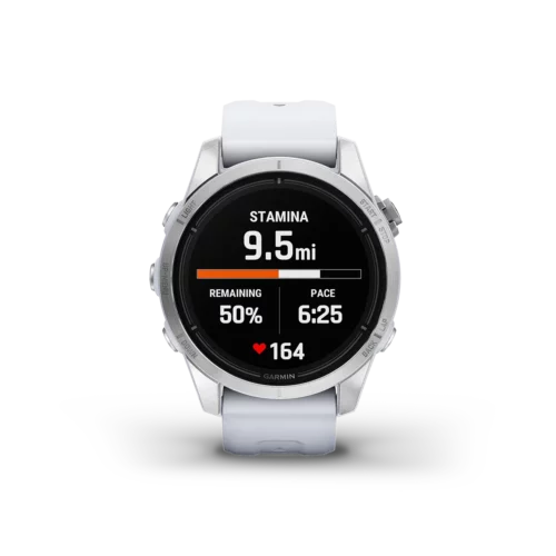 Garmin epix PRO Gen 2 Standard fitness watch stamina, pace and heart rate stats