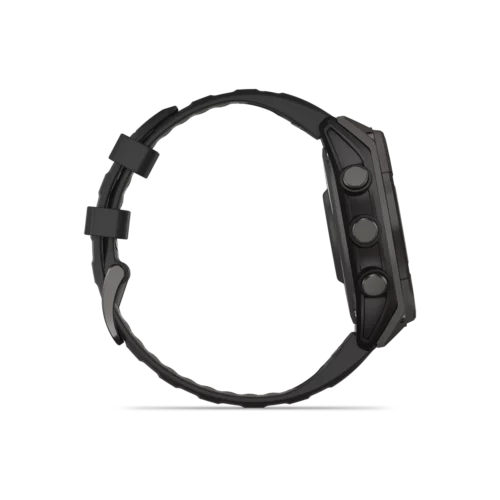 Garmin fenix 8 solar 47mm carbon grey right view