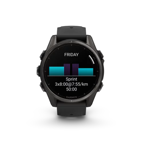 Garmin fenix 8 43mm carbon black dsw metric