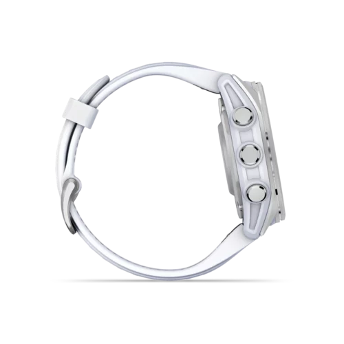 Garmin fenix 8 43mm silver right side