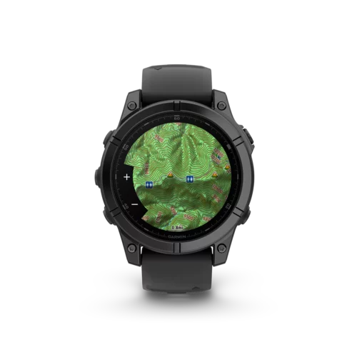 Garmin fenix E carbon map