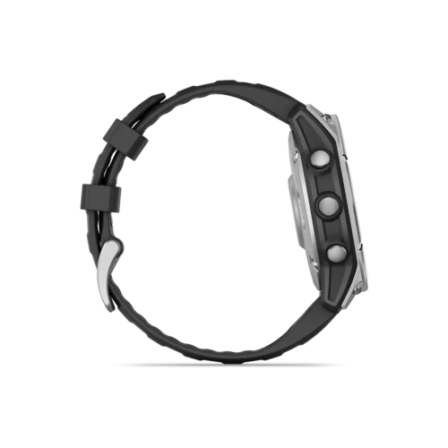 Garmin fenix E steel right side