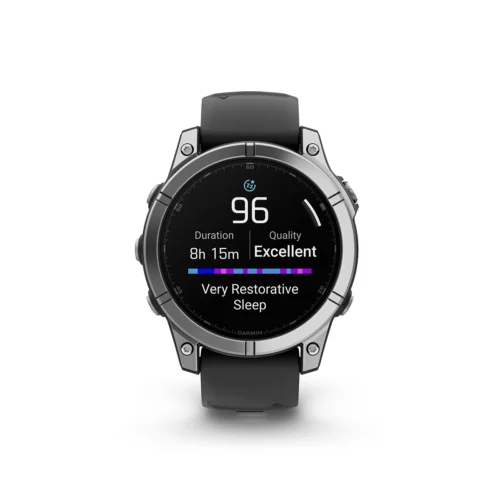 Garmin fenix E steel sleep tracking