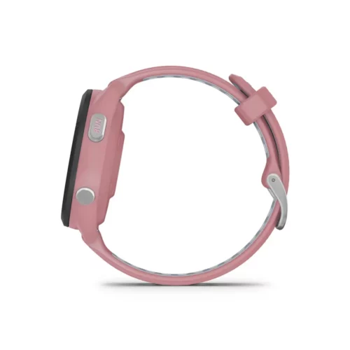 Garmin Forerunner 265S in pink left side with buttons