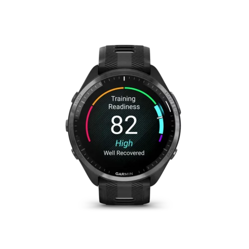 Garmin Forerunner 965 in black with Training Readiness screen