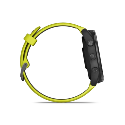 Garmin Forerunner 965 in yellow right side with buttons