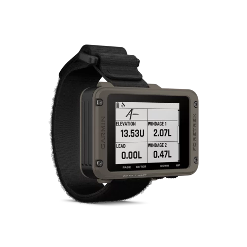 Garmin Foretrex 901 Ballistic Edition ballistics info