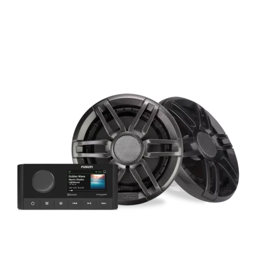 Fusion MS-RA210 Stereo Sport speaker kit in black