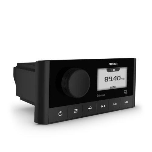 Fusion MS-RA60 Stereo right view with display and knob