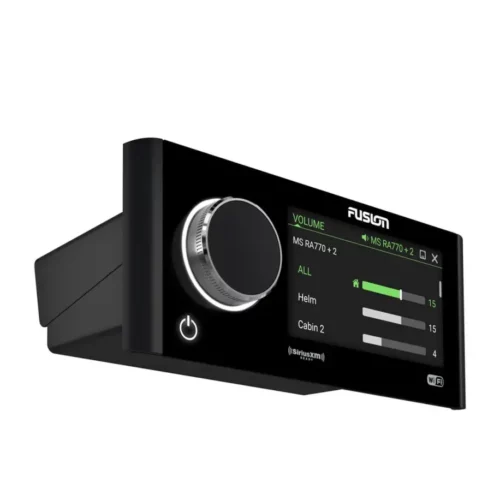 Fusion Apollo MS-RA770 Marine Stereo with Wi-Fi right angled view