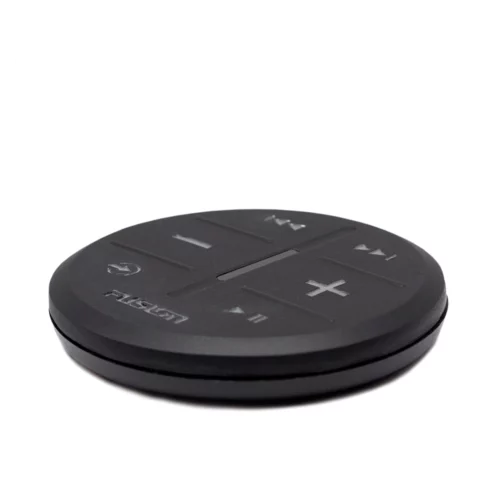 Garmin Fusion ARX Wireless Remote in black angled view