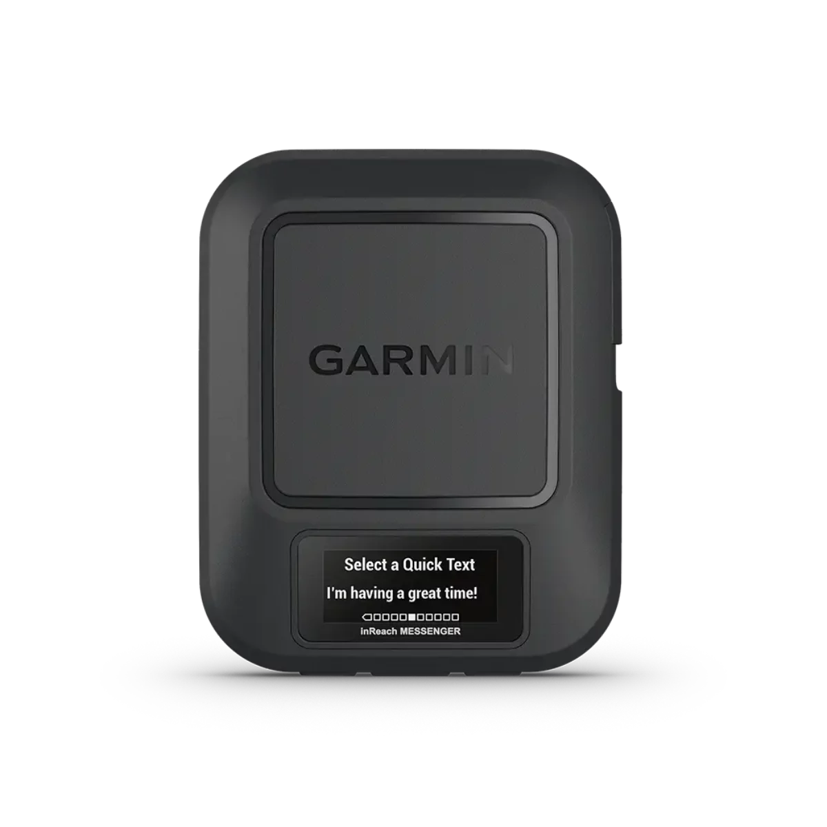 Garmin inReach Messenger select quick text option