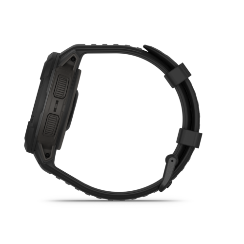 Garmin Instinct Crossover Solar - Tactical Edition left side with buttons