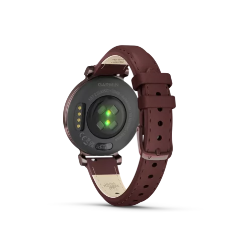 Garmin Lily 2 Classic Dark Bronze with Mulberry Leather Band heart rate monitor