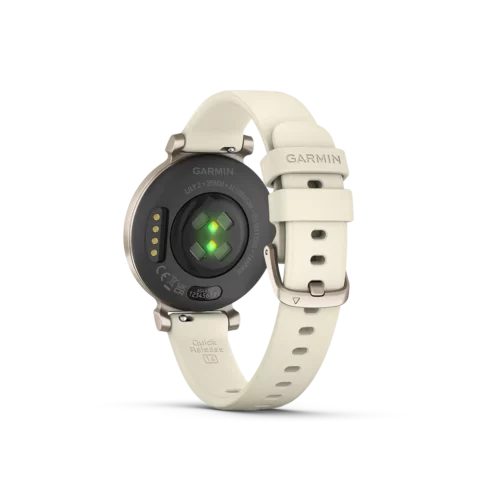 Garmin Lily 2 Cream Gold with Coconut Silicone Band heart rate monitor