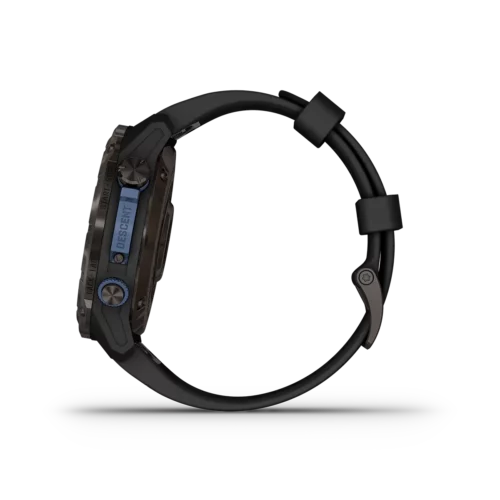 Garmin Descent Mk3i 51mm - black - left side of buttons