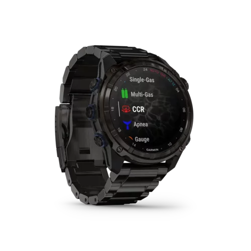 Garmin Descent Mk3i 51mm - titanium - right angled view