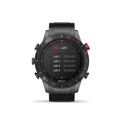 Garmin MARQ Driver laps screen