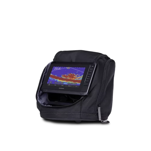 Garmin Panoptix PS22-IF Ice Fishing Bundle left side view