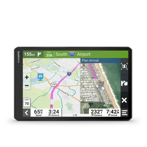 Garmin RV 1095 arrivals screen