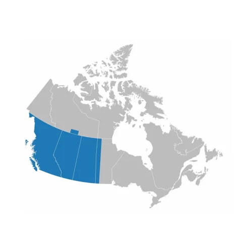 Garmin Topo Canada coverage - west