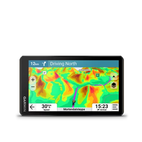 Garmin Tread 2 with with slope angle