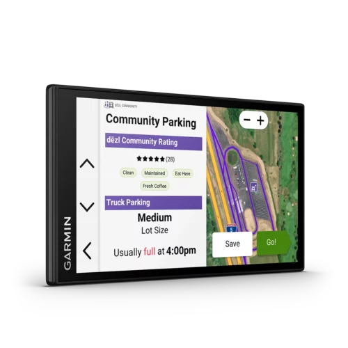 Garmin dezl OTR620 community parking detail