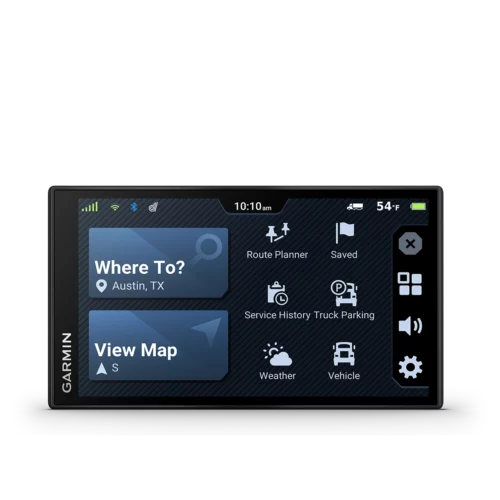 Garmin dezl OTR620 main menu