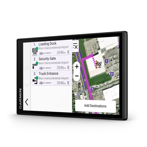 Garmin dezl OTR620 preferred truck data