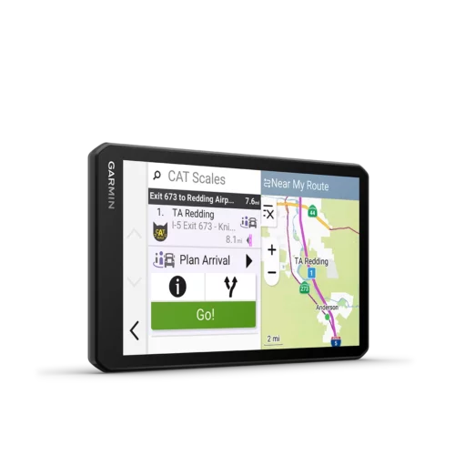 Garmin dezl OTR720 cat scales search