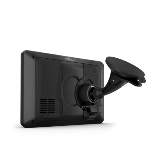 Garmin dezl OTR720 with suction cup mount attached
