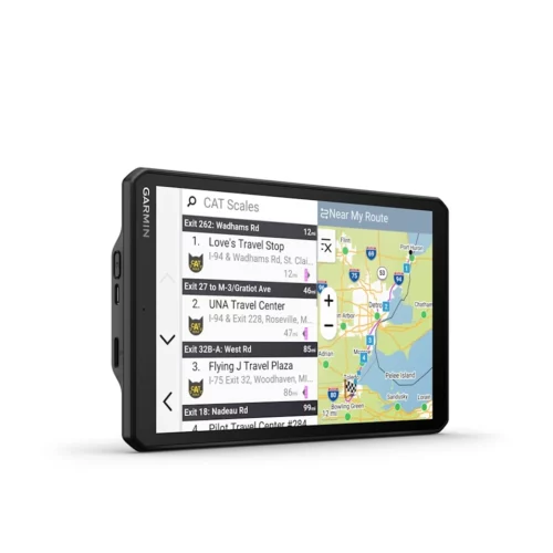 Garmin dezl OTR820 right angled view