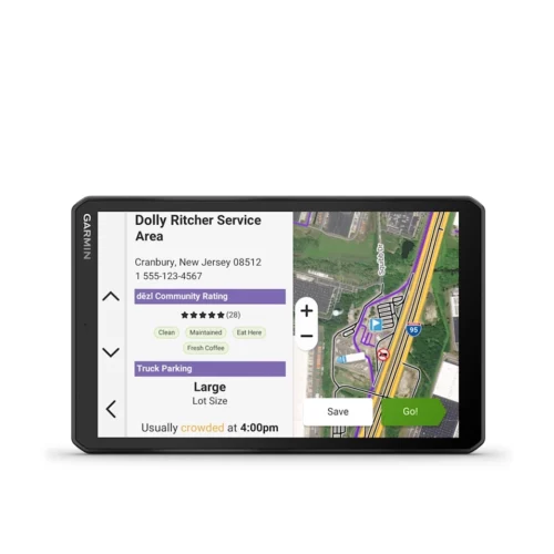 Garmin dezl OTR820 community parking detail
