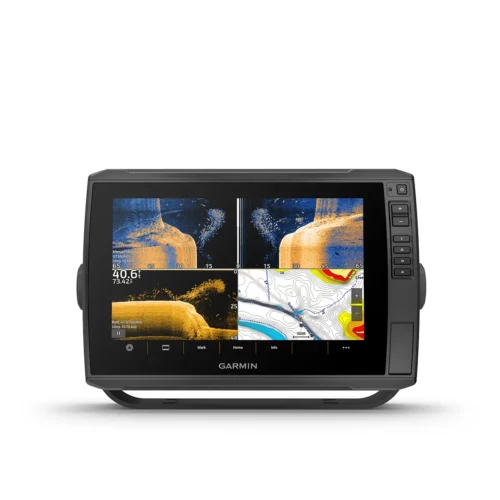 Garmin ECHOMAP Ultra 2 106sv split 4 screens of CHIRP sonar