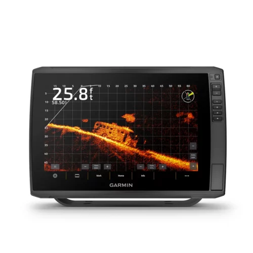 Garmin ECHOMAP Ultra 2 126sv sonar support with LiveScope LVS34 transducer included in this bundle