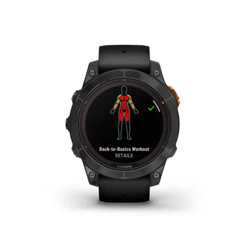 Garmin fenix 7 Pro Solar in Slate Gray with Black Band body energy