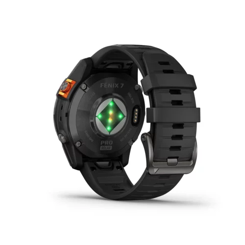Garmin fenix 7 Pro Solar in Slate Gray with Black Band heart rate monitor