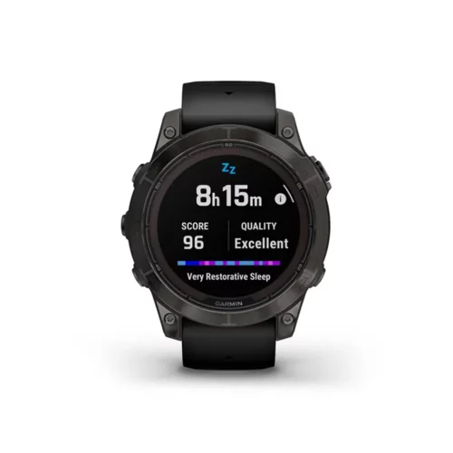 Garmin fenix 7 Pro Sapphire Solar in Carbon Gray DLC Titanium with Black Band data