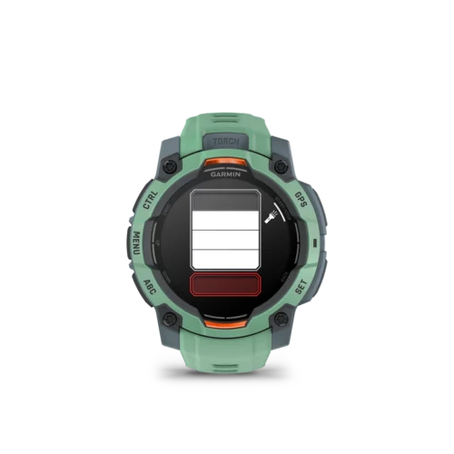 Garmin instinct 3 45mm AMOLED neo tropic flashlight