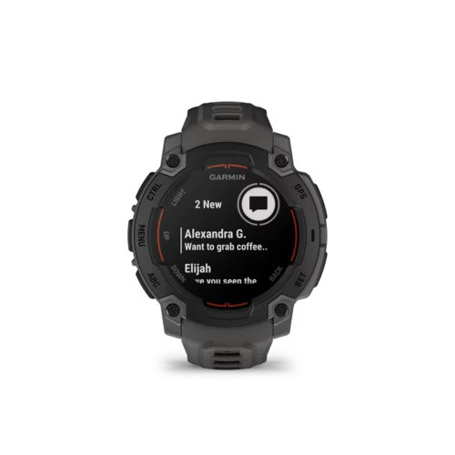 Garmin Instinct E 45mm pebble smart notifications