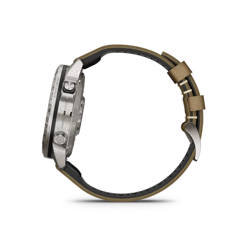 Garmin MARQ Adventurer (Gen 2) - Damascus Steel Edition left side