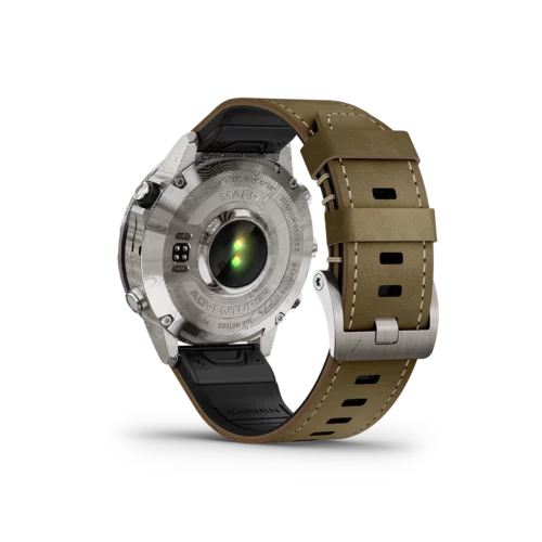 Garmin MARQ Adventurer (Gen 2) - Damascus Steel Edition rear view